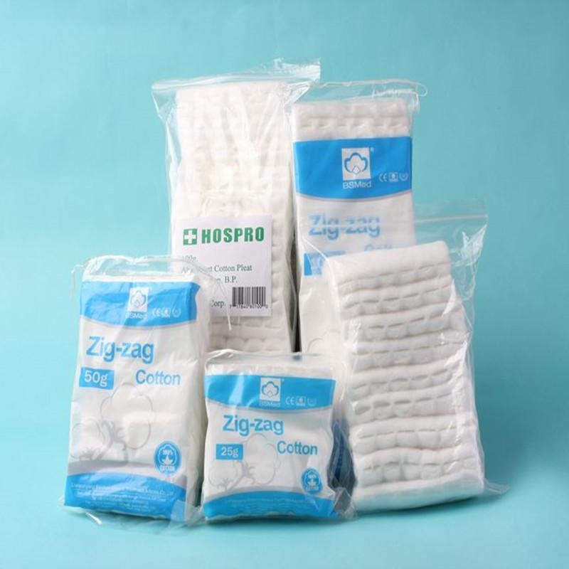 Absorbent Cotton Wool Surgical Zig Zag Cotton
