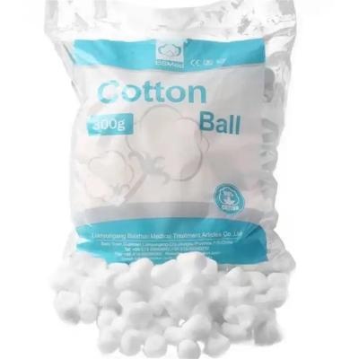 0.5g-50g Factory Price Sterile Medical Absorbent Cotton Wool Rolls Balls High Quality 100% Pure Sterilize Alcohol Cotton Ball White