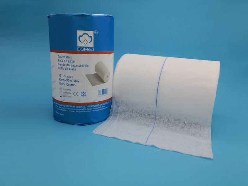 X-ray 100% Cotton Medical Gauze Roll