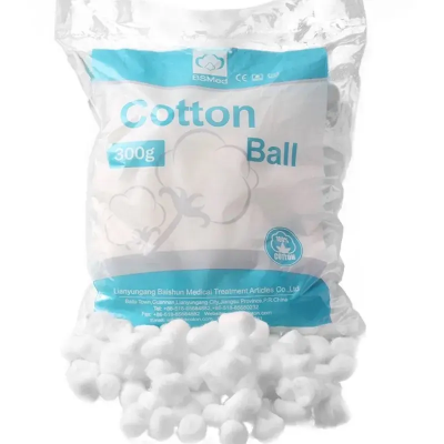 Medical cotton wool ball