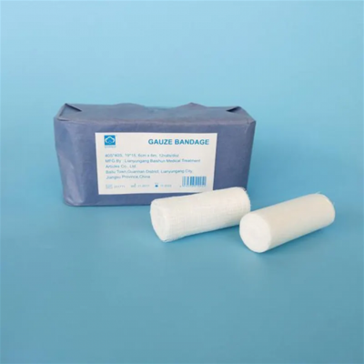 China Wholesale Price Stop Bleeding Gauze Bandage Wow Surgical Sterile Dressing Gauze Bandage Manufacturer