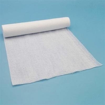 Customized Sizes 4ply Mesh 19*15 Medical 100% Cotton Gauze Roll Wound Dressing