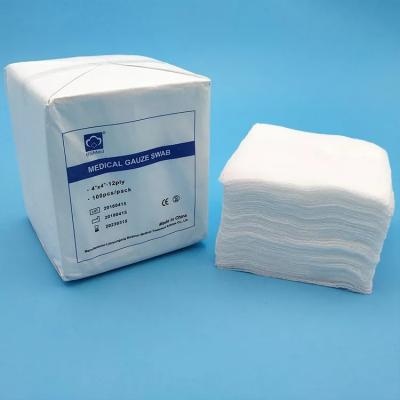 Large Sterile Gauze Pads 4x4 Sterile 12ply Woven Gauze Sponges Gauze Pads Sterile for Enhanced Absorption First Aid Medical