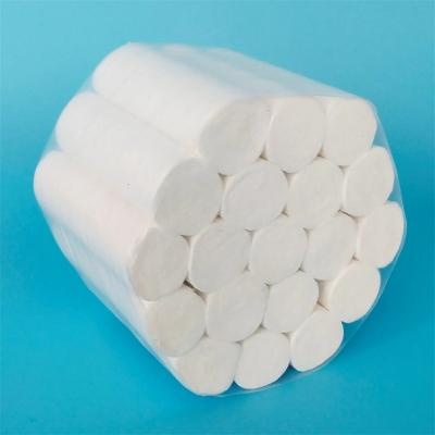 China Dental Cotton Roll Natural Cotton Hydrophilic Super Absorbent Medical Dental Cotton Roll Manufacturer