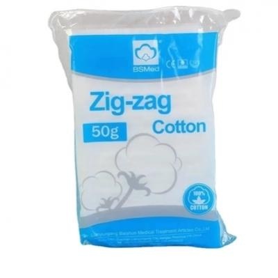 Direct Sale Absorbent Cotton Medical Surgical Dressing Serrated Cotton