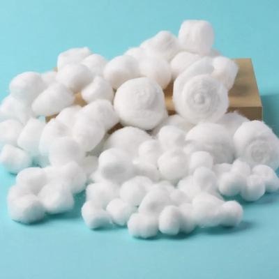 Low Price 100% Natural Cotton Absorbent Medical Sterile Cotton Ball Dental Medical Cotton Balls